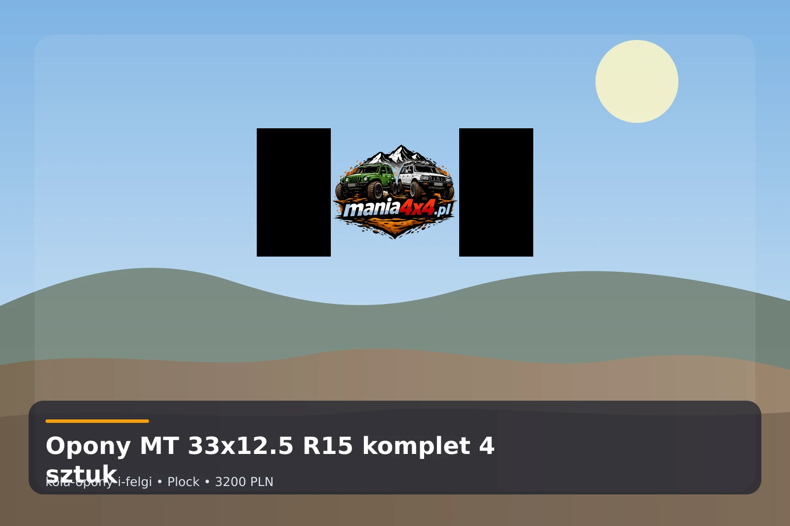 Opony MT 33x12.5 R15 komplet 4 sztuk