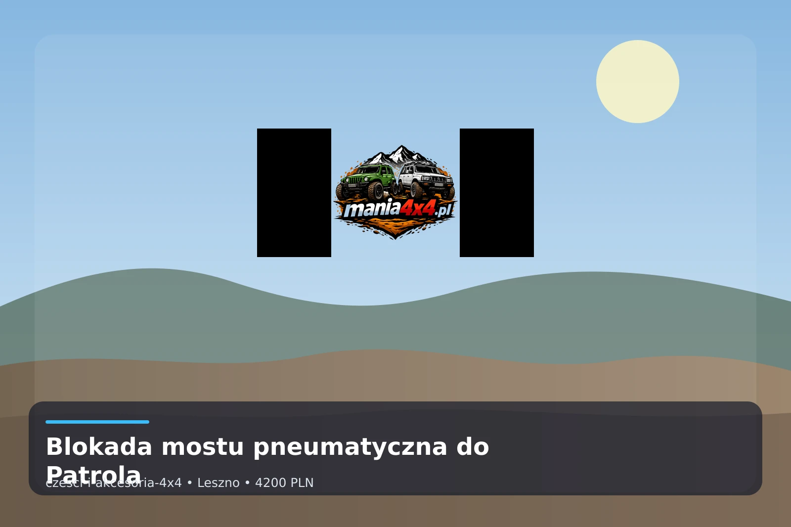 Blokada mostu pneumatyczna do Patrola