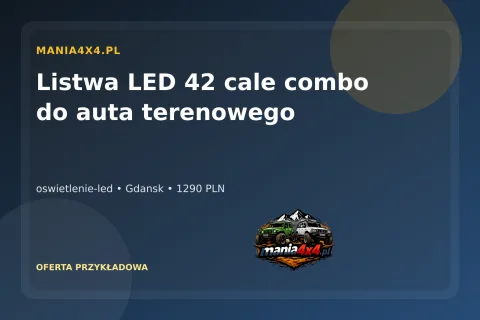 Listwa LED 42 cale combo do auta terenowego